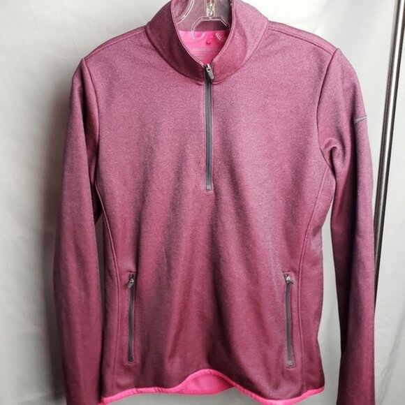 Nike Tops - Nike Therma Fit Golf Fleece Half Zip Fleece Lined Pullover